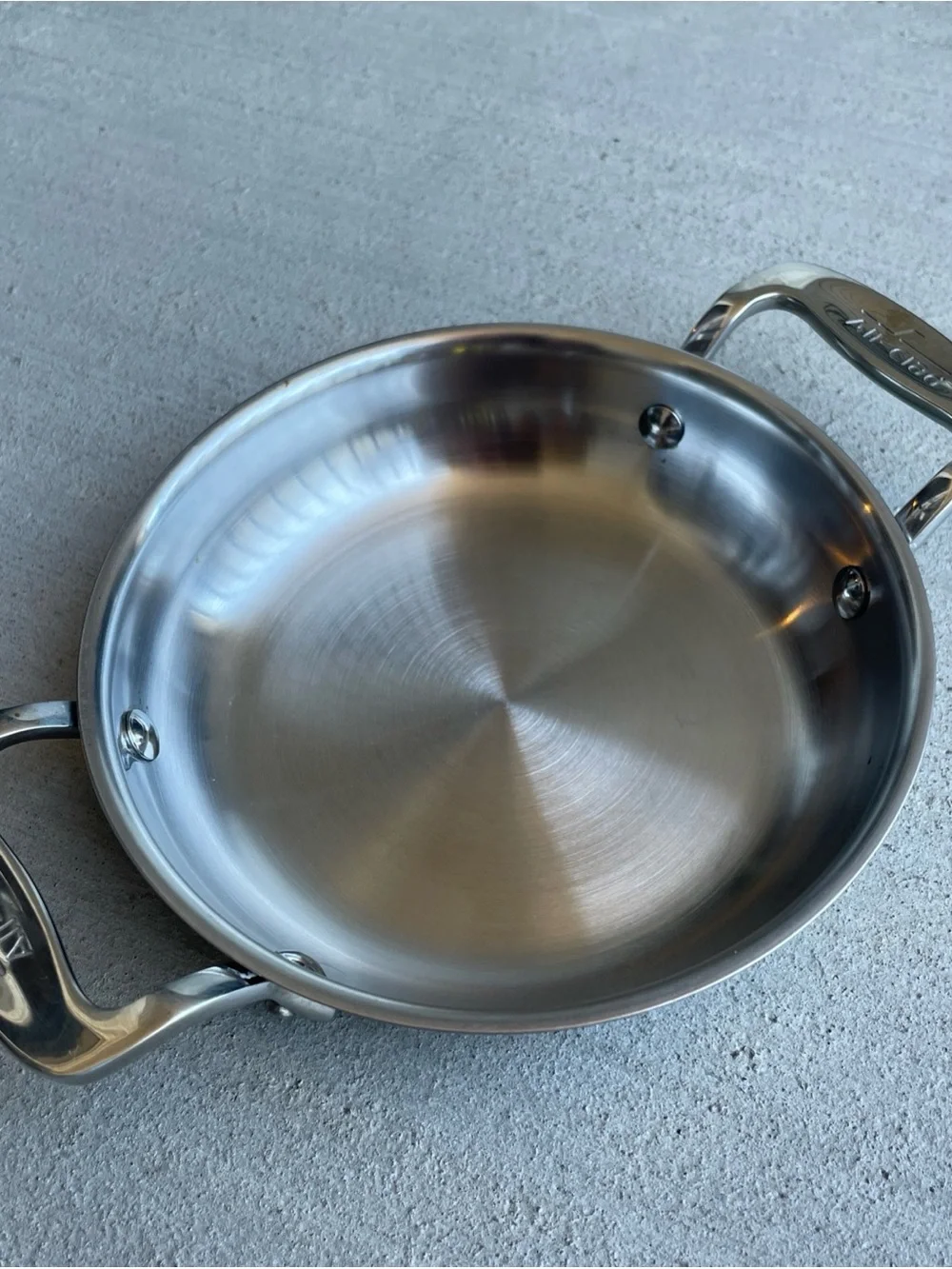 All-Clad Stainless 6” Mini Gratin Pan Tri-Ply Stainless Steel USA